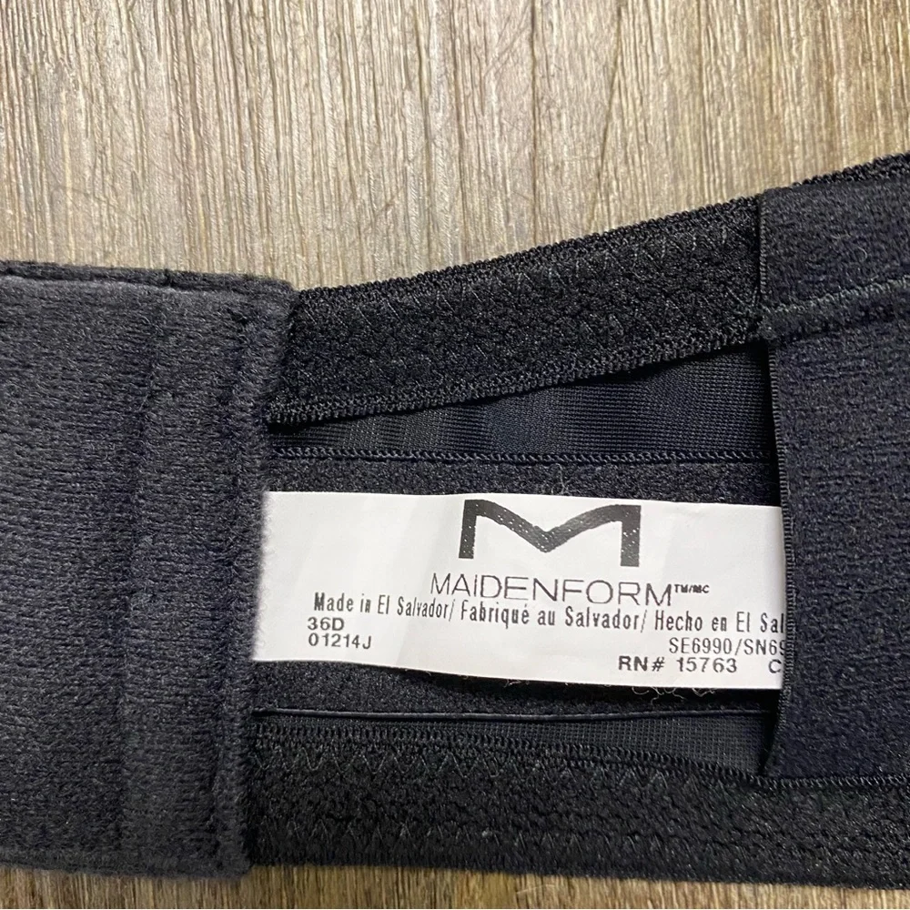 Maidenform Classic Black Strapless Bra‎
